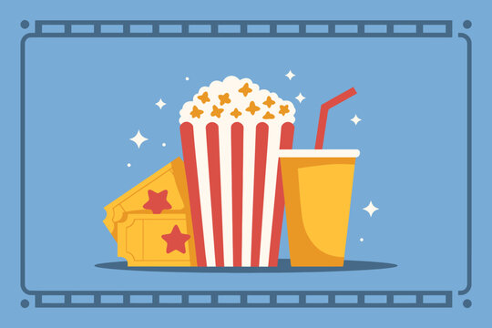 Movie night snacks and tickets