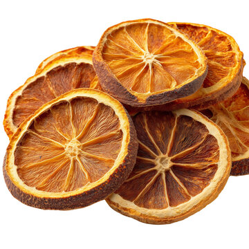 dried bael fruit slices on transparent png background