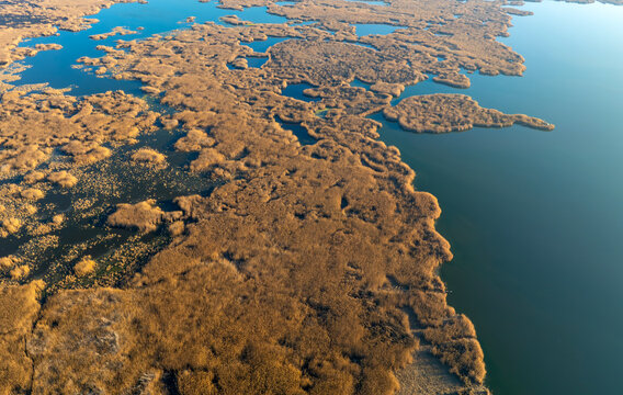 Eber lake and reeds, Afyonkarahisar, Turkey