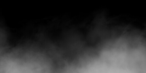 Fototapeta premium White Fog Smoke Clouds Black Background Abstract