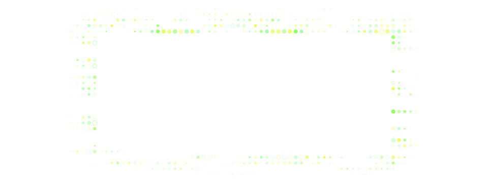 Abstract Green Halftone Border Frame for Eco Friendly Digital Marketing and Sustainability Graphics