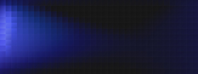 Obraz premium Abstract Blue Pixelated Data Stream Background for Cybersecurity and Digital Encryption