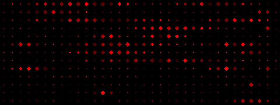 Abstract red diamond grid representing cybersecurity data encryption on dark background
