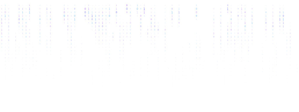 Abstract Binary Code Rain Background for Cybersecurity and Data Privacy Concept
