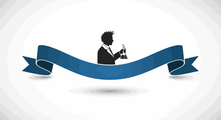 Fototapeta premium Businessman Drinking Coffee from a Cup.