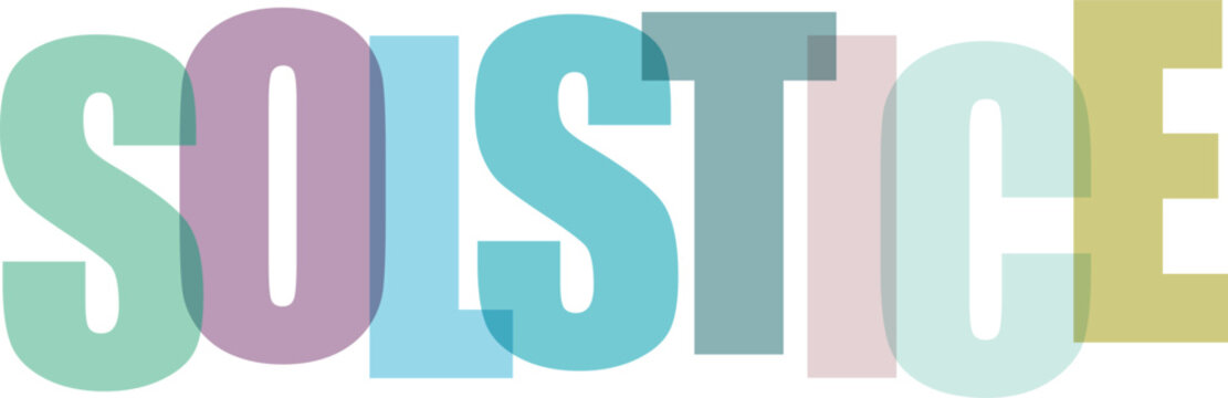 Multicolored Text Logo Isolated on White Background