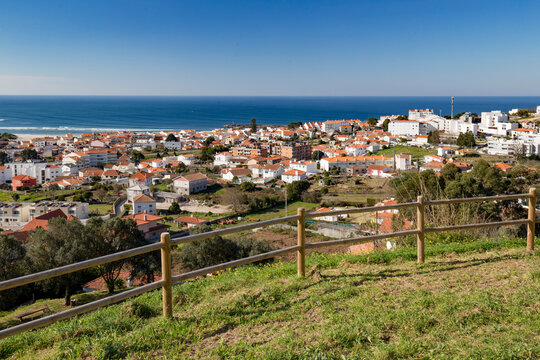 Paisagem da costa mar&iacute;tima de Vila Praia de Ancora, Caminha, Portugal