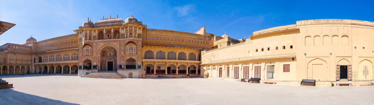 Jaipur, India, 19.02.2020. Ganesh Pol Gateway at Amer Fort