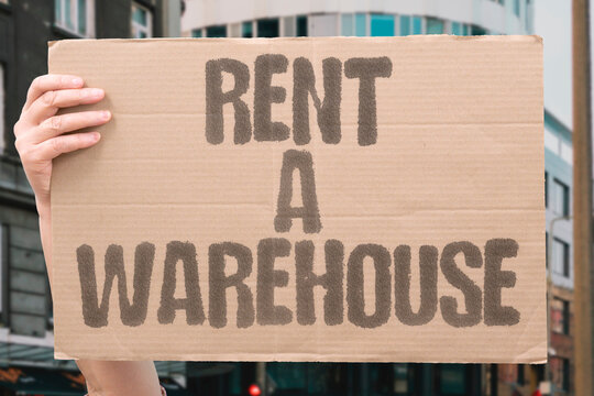 "Rent A Warehouse" Renting warehouse space has become a viable option for smaller businesses looking to expand their logistics footprint. WAREHOUSE. LOGISTICS. SUPPLY. FACILITY. GROWTH.