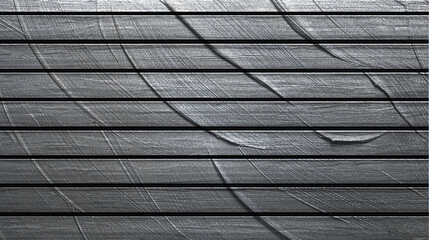 Fototapeta premium Grey Silver Horizontal Wooden Planks Texture Background with Diagonal Brush Strokes and Black Gaps