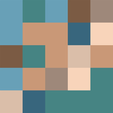 Background of multi-colored squares. Vector