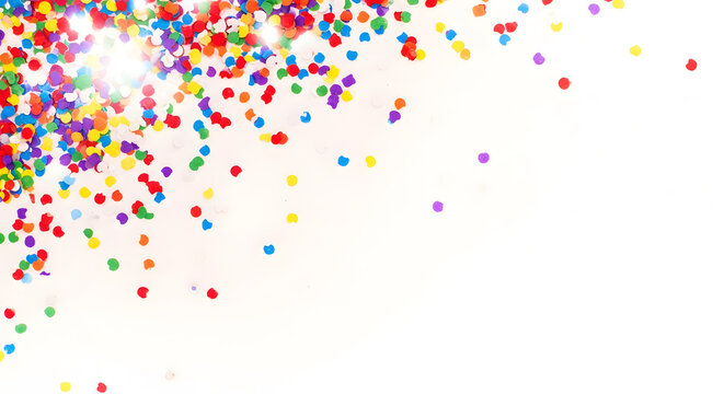 Vibrant labor day celebration confetti explosion background happy workers' day