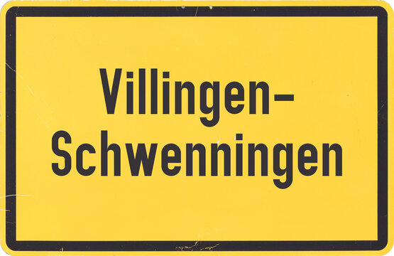 Ortsschild Villingen-Schwenningen