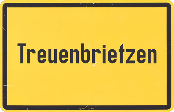 Ortsschild Treuenbrietzen