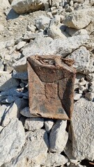 recycled concrete from the demolition of a wind turbine foundation