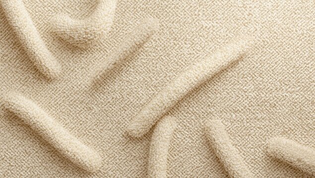 Background of cream hotel carpet pattern. Cream fabric texture.