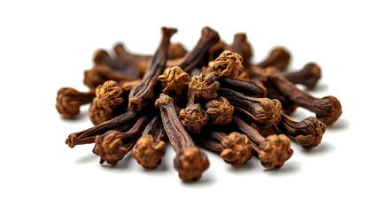 Obraz premium cloves on white background