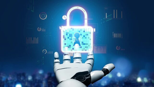 AI artificial intelligence strengthens cybersecurity with intelligent threat detection, virtual assistant alerts, and proactive protection agAI artificial intelligencenst digital breaches.
