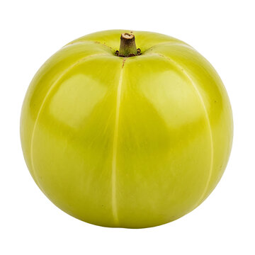 green apple isolated on white