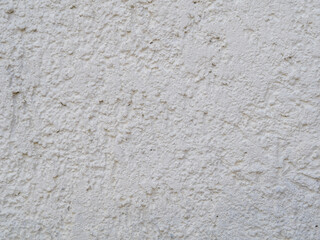 ściana betonowa biała pomalowana z bruzdami © Asada