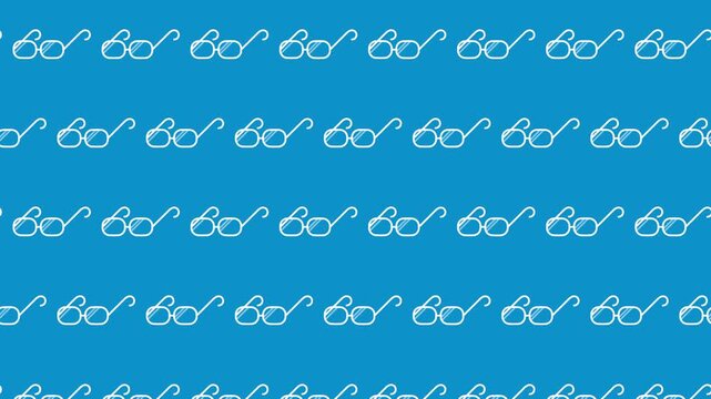 眼鏡パターン シームレス ループアニメーション背景動画
