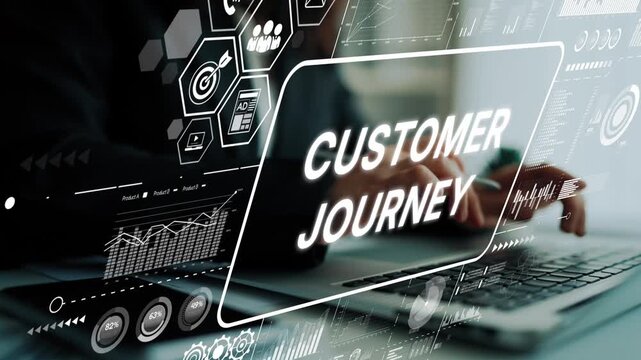 Exploration of Customer Journey Strategies in Digital Marketing and Business Analytics with Technological Visuals. Asymptotic smart data analytic.
