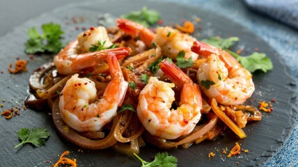 Indian cuisine. One of the most delicious dishes of modern Indian cuisine is shrimp in orange sauce (Orange Shrimp Curry).