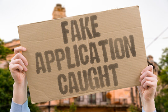 "Fake Application Caught" Landlords who verify every tenant application carefully are far more likely to catch fake documents before signing. TENANT. FRAUD. RENTAL. SCREENING. LANDLORD.