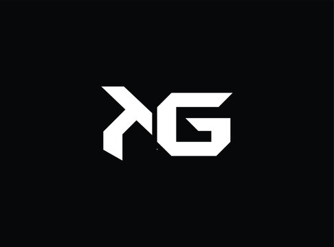 White abstract xg logo design on transparent background