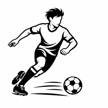 Jugando al f&uacute;tbol con destreza