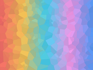Obraz premium Abstract Voronoi Stained Glass Digital Illustration