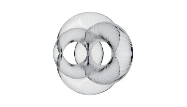 3d render of an old metal skull