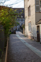 Fototapeta premium ruelle et pont Strasbourg 