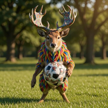 venado, ciervo, , mexico, balompi&eacute;, bal&oacute;n, bailes, deporte, campeonato, juego, ilustraci&oacute;n, vector, certamen, s&iacute;mbolo, icono, objeto, gol, designio, equipo, arte, copa, esfera, 3d, mundo, bandera, mas