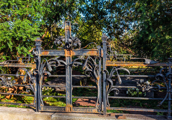 Naklejka premium Die Friedhöfe vor dem Halleschen Tor, Friedhof Jerusalem und Neue Kirche III, Berlin, Deutschland