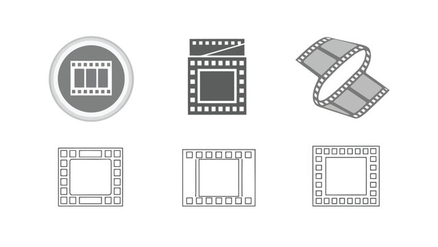 A collection of graphical user interface icons representing software and window functions Vector