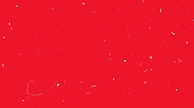 Vintage Red Film Grain Overlay with Dust and Scratches Texture