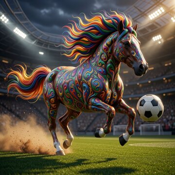 caballo, balompi&eacute;, bal&oacute;n, bailes, deporte, actores, juego, gol, ilustraci&oacute;n, vector, patada, silueta, 3d, atleta, certamen, c&eacute;sped, futbolista, acci&oacute;n, gente, dibujos animados, jugada, campa, equipo, 