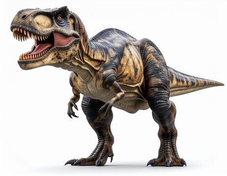 dinosaur toy isolated on white