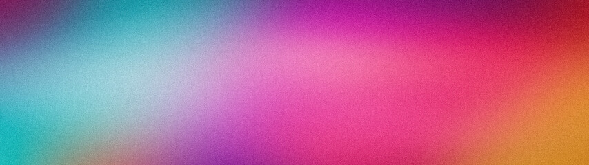 Fototapeta premium Vibrant abstract background banner with grainy texture and a blend of bright colors