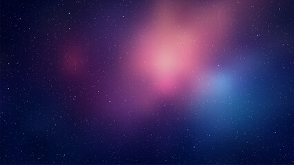 Fototapeta premium Space vector background with glowing stars and colorful nebula clouds. Deep sky exploration scene with soft purple and blue light. Night universe wallpaper for modern digital art design.