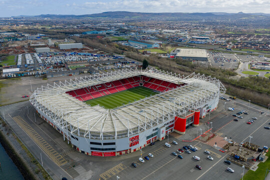 Middlesborugh football club stadium in the north east town of Middlesbrough. 