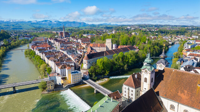 Steyr viewed from Tabor, Austria