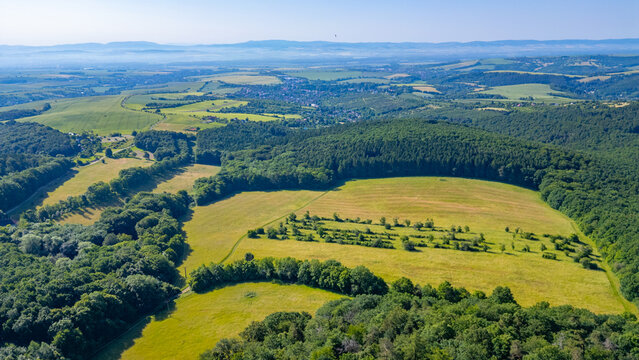 Countryside near buchlov castle in Czech republic