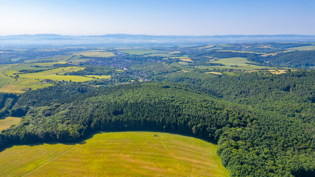Countryside near buchlov castle in Czech republic