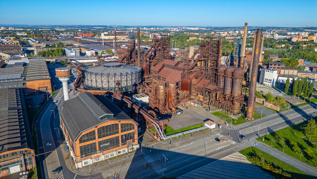 Dolni Vitkovice industrial area in Ostrava, Czech republic
