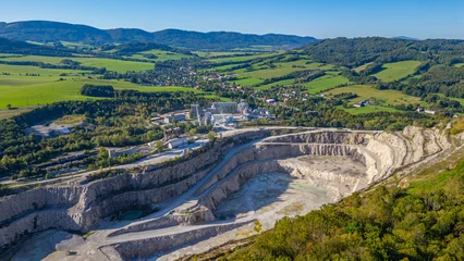 Limestone quarry at Stramberk in Czech republic © dudlajzov