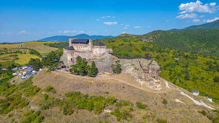 Fototapeta premium Boldogko castle in Hungary during a sunny day
