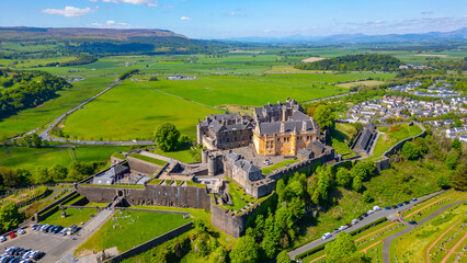 Panorama view of Stirling castle in Scotland © dudlajzov