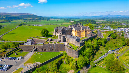 Panorama view of Stirling castle in Scotland © dudlajzov